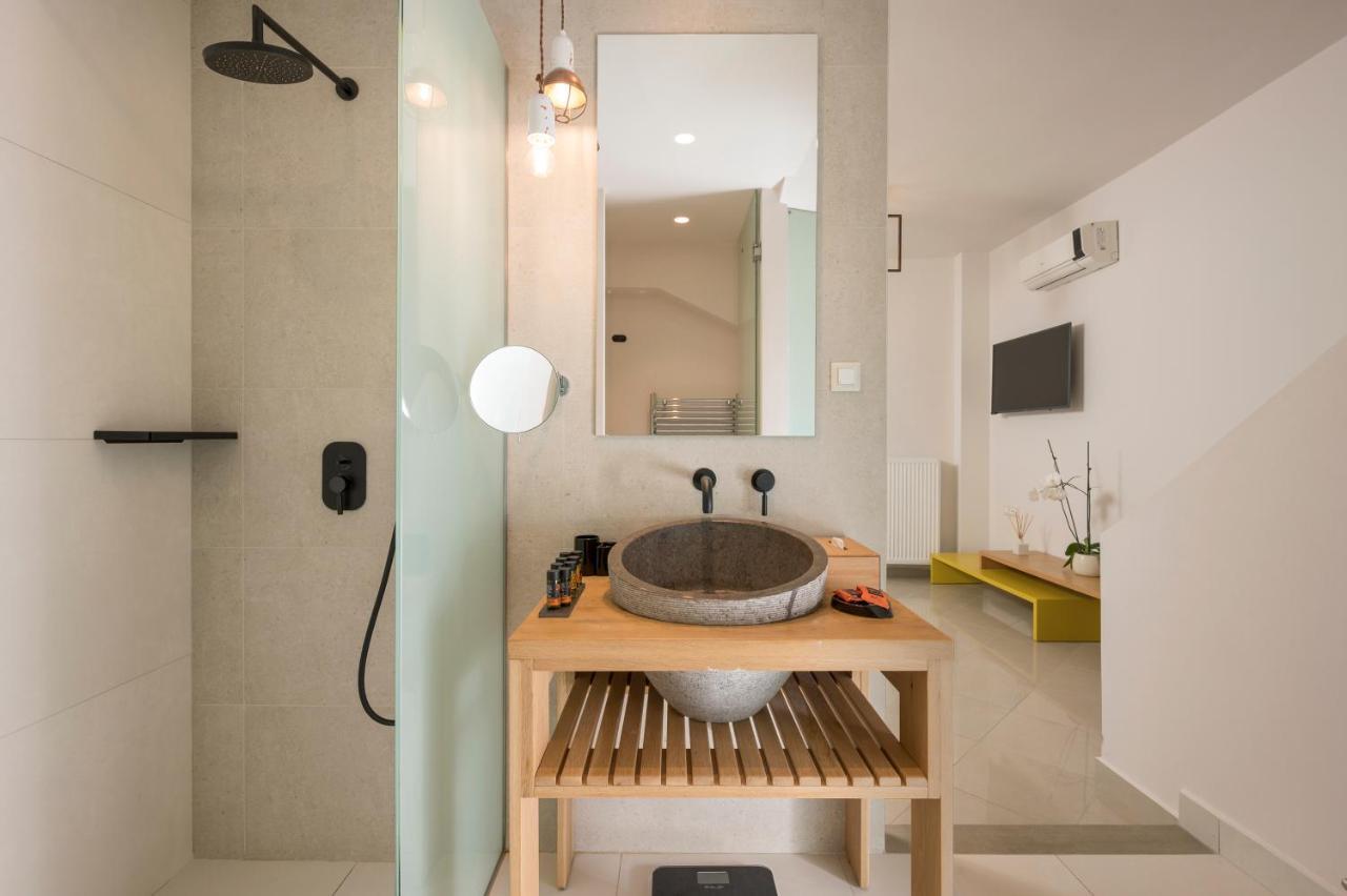 Elvina City House Apartman Hriszí Aktí Haniá Kültér fotó